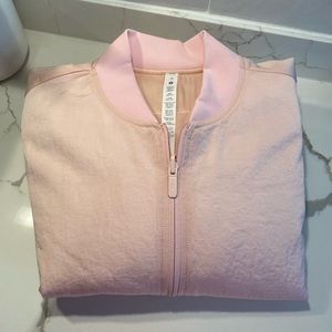 Lululemon reversible pink bomber jacket